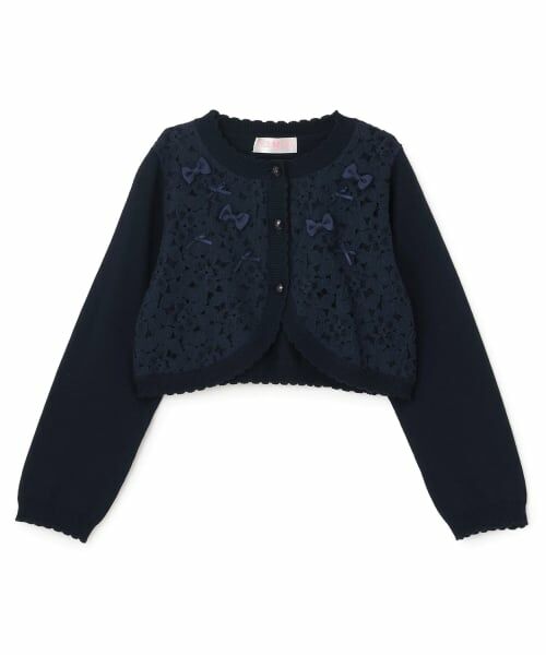 mezzo piano / メゾピアノ カーディガン・ボレロ | レースニットボレロ | 詳細10