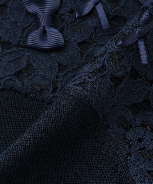 mezzo piano / メゾピアノ カーディガン・ボレロ | レースニットボレロ | 詳細7