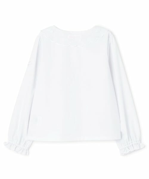 mezzo piano / メゾピアノ シャツ・ブラウス | スカラップ衿　ブラウス | 詳細1