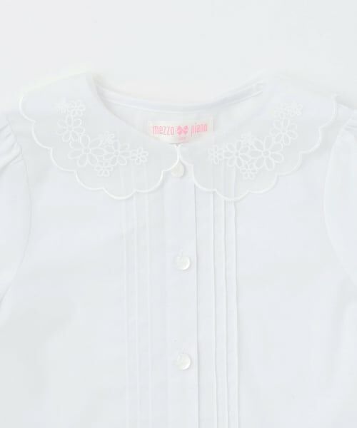 mezzo piano / メゾピアノ シャツ・ブラウス | スカラップ衿　ブラウス | 詳細2