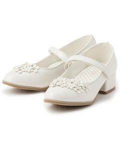 mezzo piano / メゾピアノ パンプス | お花ストラップシューズ