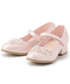 mezzo piano / メゾピアノ パンプス | お花ストラップシューズ