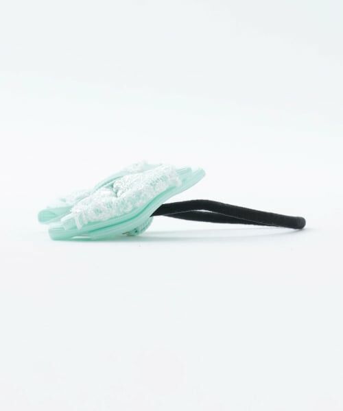 mezzo piano / メゾピアノ ヘアゴム・シュシュ | リボンレース　ヘアポニー2個セット【日本製】 | 詳細3