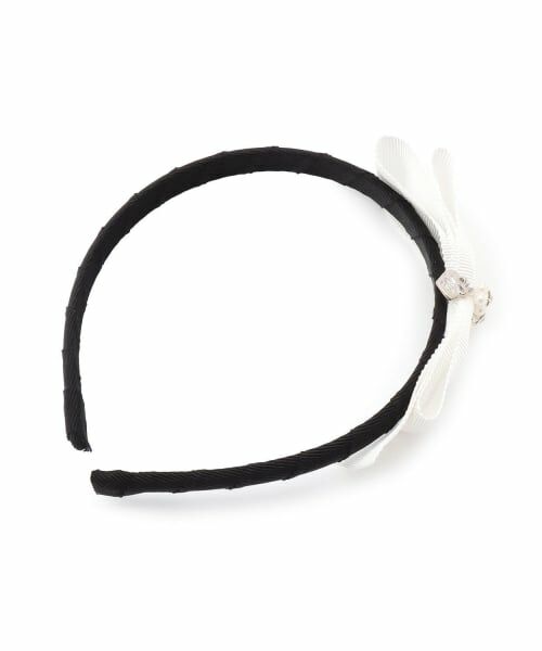 mezzo piano / メゾピアノ カチューシャ・カチューム・その他 | リボン　カチューシャ（オフ ホワイト）