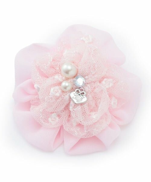 mezzo piano / メゾピアノ ブローチ・コサージュ | クリップつき　コサージュ【日本製】（ライト ピンク）