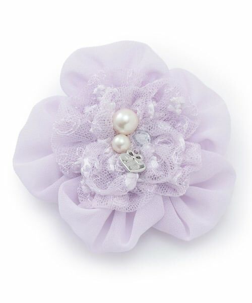 mezzo piano / メゾピアノ ブローチ・コサージュ | クリップつき　コサージュ【日本製】（ラベンダー）