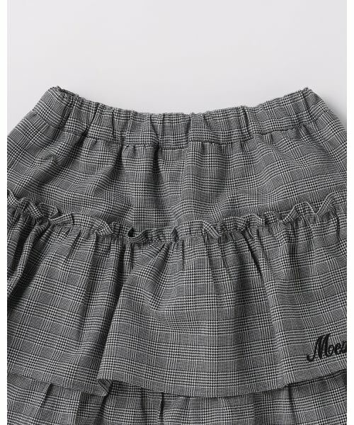 mezzo piano / メゾピアノ ミニ・ひざ丈スカート | チェック　段フリルスカート | 詳細2