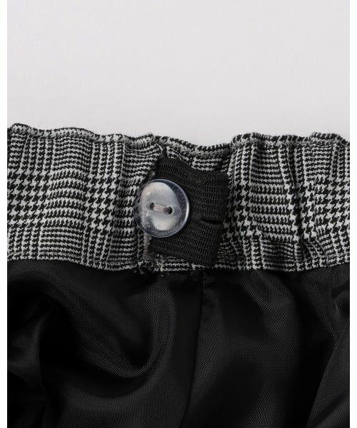 mezzo piano / メゾピアノ ミニ・ひざ丈スカート | チェック　段フリルスカート | 詳細3