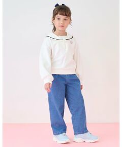 mezzo piano / メゾピアノ その他パンツ | ストレッチデニム　ロングパンツ