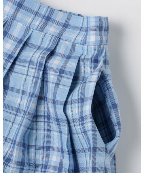 mezzo piano / メゾピアノ ショート・ハーフ・半端丈パンツ | チェック　プリーツスカパン | 詳細4