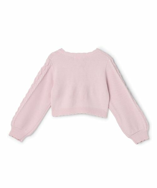 mezzo piano / メゾピアノ カーディガン・ボレロ | ケーブルニット　カーディガン | 詳細1