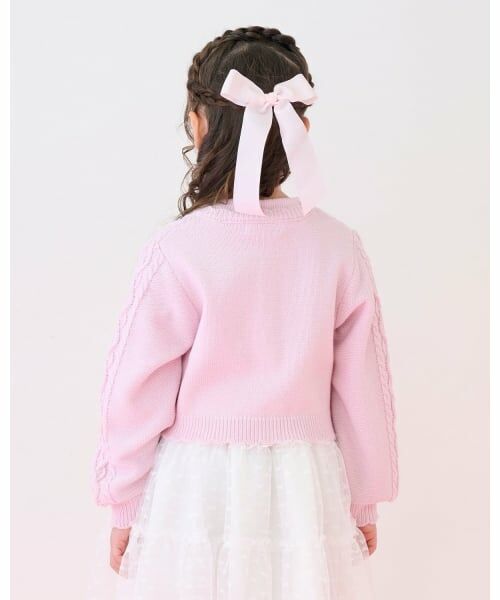 mezzo piano / メゾピアノ カーディガン・ボレロ | ケーブルニット　カーディガン | 詳細11