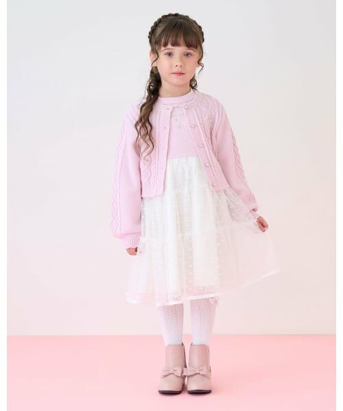 mezzo piano / メゾピアノ カーディガン・ボレロ | ケーブルニット　カーディガン | 詳細12