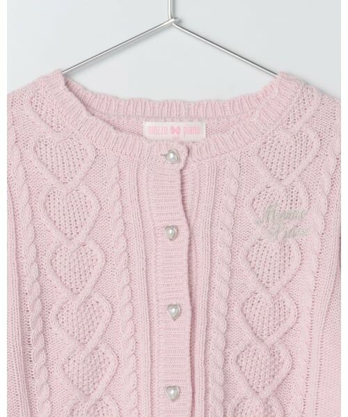 mezzo piano / メゾピアノ カーディガン・ボレロ | ケーブルニット　カーディガン | 詳細2