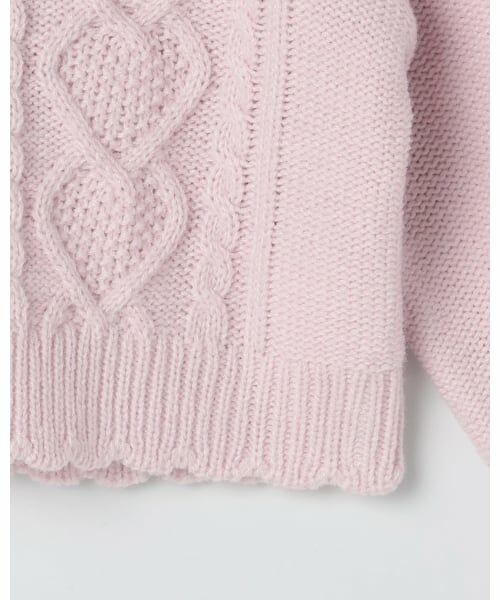 mezzo piano / メゾピアノ カーディガン・ボレロ | ケーブルニット　カーディガン | 詳細6