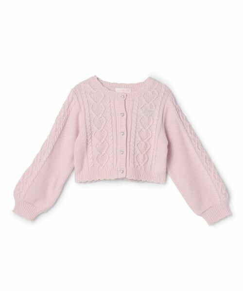 mezzo piano / メゾピアノ カーディガン・ボレロ | ケーブルニット　カーディガン | 詳細8