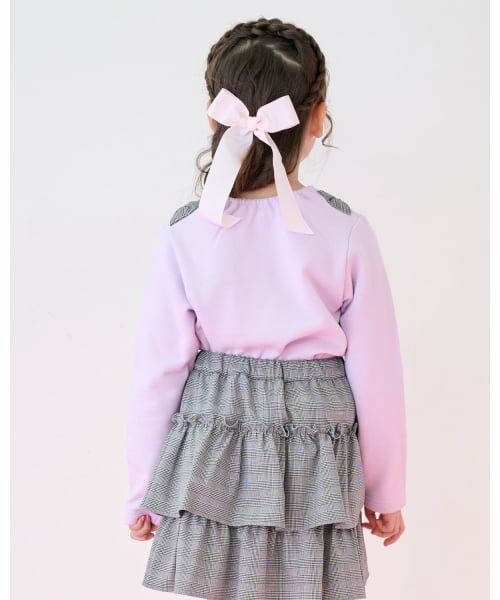 mezzo piano / メゾピアノ スウェット | 肩リボン　トレーナー | 詳細12