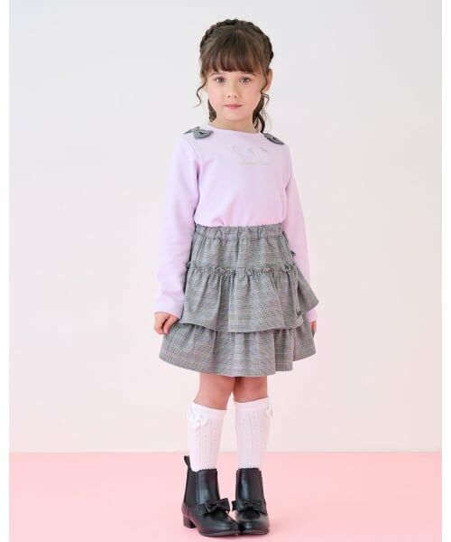 mezzo piano / メゾピアノ スウェット | 肩リボン　トレーナー | 詳細13