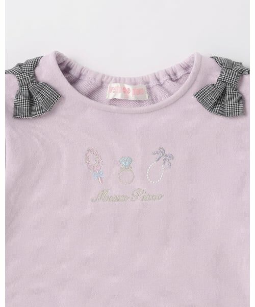 mezzo piano / メゾピアノ スウェット | 肩リボン　トレーナー | 詳細2