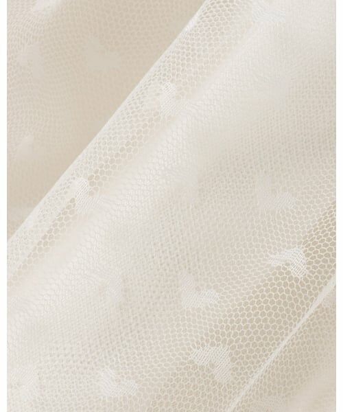 mezzo piano / メゾピアノ ミニ丈・ひざ丈ワンピース | チュール　ドッキングワンピース | 詳細8