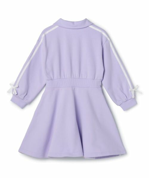 mezzo piano / メゾピアノ ミニ丈・ひざ丈ワンピース | ハーフZIP　ラインワンピース | 詳細1