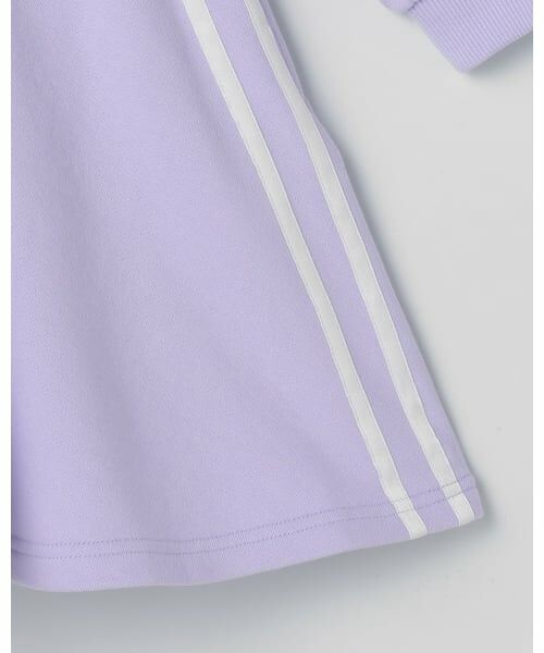 mezzo piano / メゾピアノ ミニ丈・ひざ丈ワンピース | ハーフZIP　ラインワンピース | 詳細10