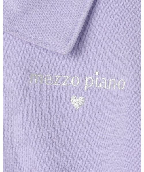 mezzo piano / メゾピアノ ミニ丈・ひざ丈ワンピース | ハーフZIP　ラインワンピース | 詳細4