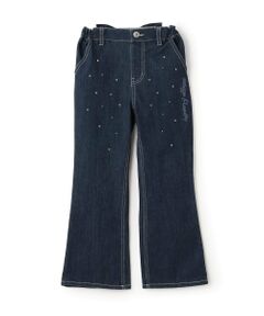 mezzo piano / メゾピアノ その他パンツ | 後ろリボン　デニムパンツ