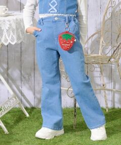 mezzo piano / メゾピアノ その他パンツ | 後ろリボン　デニムパンツ