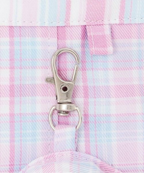 mezzo piano / メゾピアノ ショート・ハーフ・半端丈パンツ | ハートポーチつき　ラップ風チェック　キュロットスカート | 詳細9