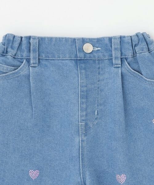 mezzo piano / メゾピアノ その他パンツ | ハートラインストーン　デニムパンツ | 詳細2