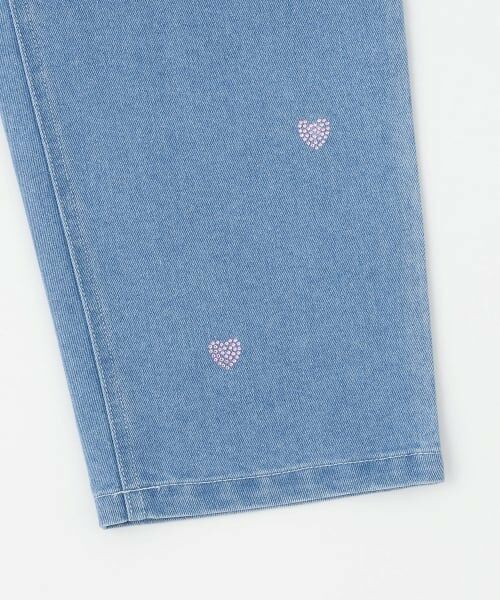 mezzo piano / メゾピアノ その他パンツ | ハートラインストーン　デニムパンツ | 詳細5