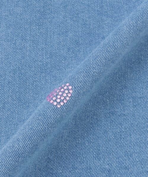 mezzo piano / メゾピアノ その他パンツ | ハートラインストーン　デニムパンツ | 詳細8