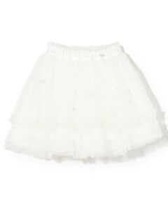 mezzo piano / メゾピアノ ミニ・ひざ丈スカート | レース＆リボン　チュールスカート