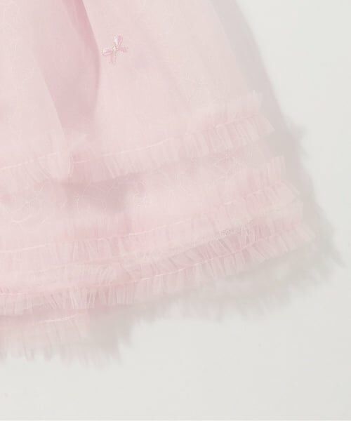 mezzo piano / メゾピアノ ミニ・ひざ丈スカート | レース＆リボン　チュールスカート | 詳細5