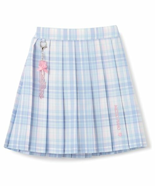 mezzo piano / メゾピアノ ショート・ハーフ・半端丈パンツ | チャームつき　チェックプリーツスカパン | 詳細15