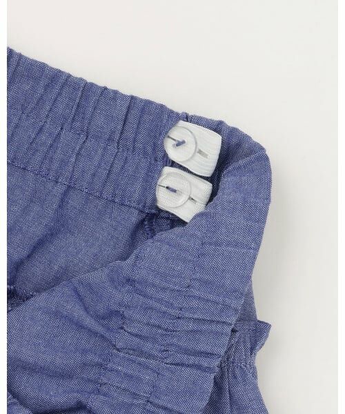 mezzo piano / メゾピアノ ショート・ハーフ・半端丈パンツ | カットワーク刺しゅう　段々キュロットスカート | 詳細3