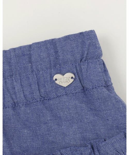 mezzo piano / メゾピアノ ショート・ハーフ・半端丈パンツ | カットワーク刺しゅう　段々キュロットスカート | 詳細4