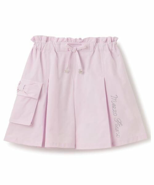 mezzo piano / メゾピアノ ショート・ハーフ・半端丈パンツ | リボンカーゴポケット　スカパン | 詳細13