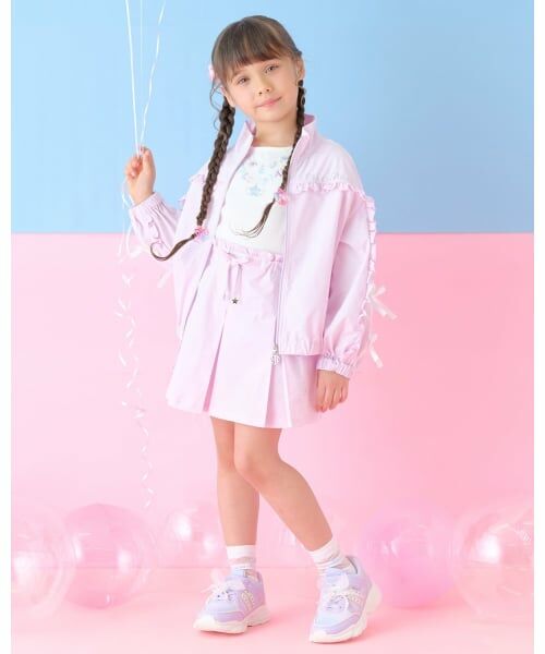 mezzo piano / メゾピアノ ショート・ハーフ・半端丈パンツ | リボンカーゴポケット　スカパン | 詳細14