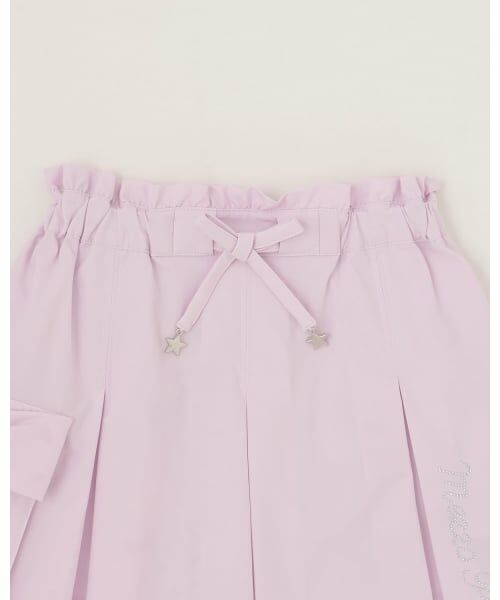 mezzo piano / メゾピアノ ショート・ハーフ・半端丈パンツ | リボンカーゴポケット　スカパン | 詳細2