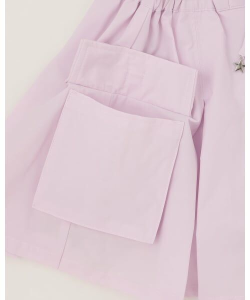 mezzo piano / メゾピアノ ショート・ハーフ・半端丈パンツ | リボンカーゴポケット　スカパン | 詳細6