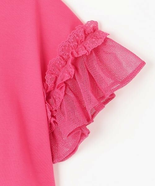 mezzo piano / メゾピアノ Tシャツ | Bigイチゴ袖フリル　半袖Tシャツ | 詳細6