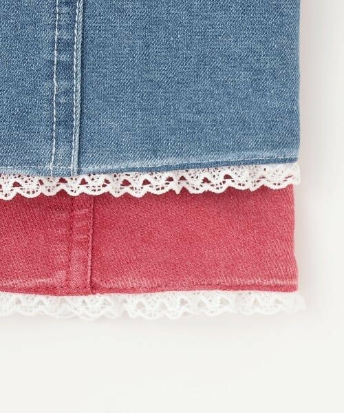 mezzo piano / メゾピアノ キャミソール・チューブトップ | レースアップリボンビスチェ＆長袖Tシャツセット | 詳細4