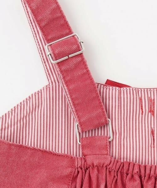 mezzo piano / メゾピアノ キャミソール・チューブトップ | レースアップリボンビスチェ＆長袖Tシャツセット | 詳細5