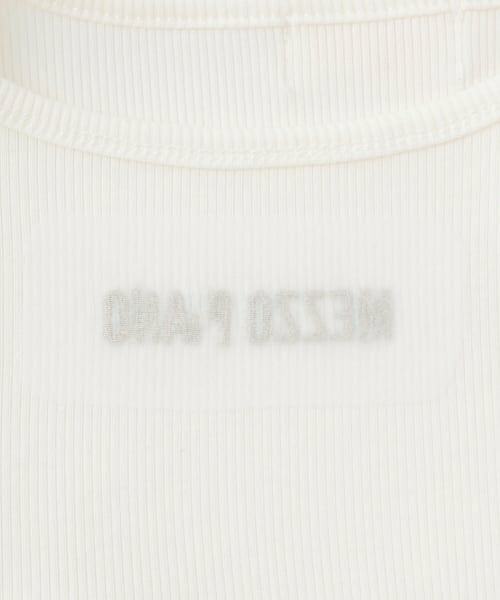 mezzo piano / メゾピアノ キャミソール・チューブトップ | レースアップリボンビスチェ＆長袖Tシャツセット | 詳細7