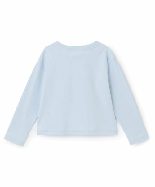 mezzo piano / メゾピアノ Tシャツ | ラインストーンロゴ 長袖Tシャツ | 詳細1