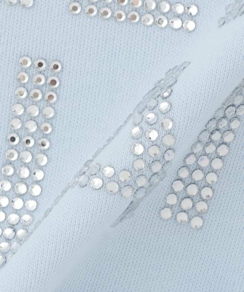 mezzo piano / メゾピアノ Tシャツ | ラインストーンロゴ 長袖Tシャツ | 詳細7