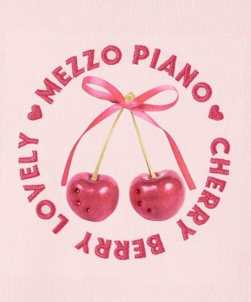 mezzo piano / メゾピアノ Tシャツ | メッシュレイヤード　半袖Tシャツセット | 詳細12