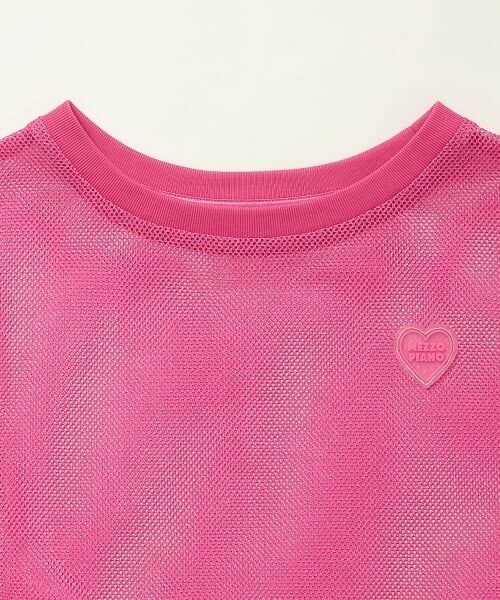 mezzo piano / メゾピアノ Tシャツ | メッシュレイヤード　半袖Tシャツセット | 詳細7